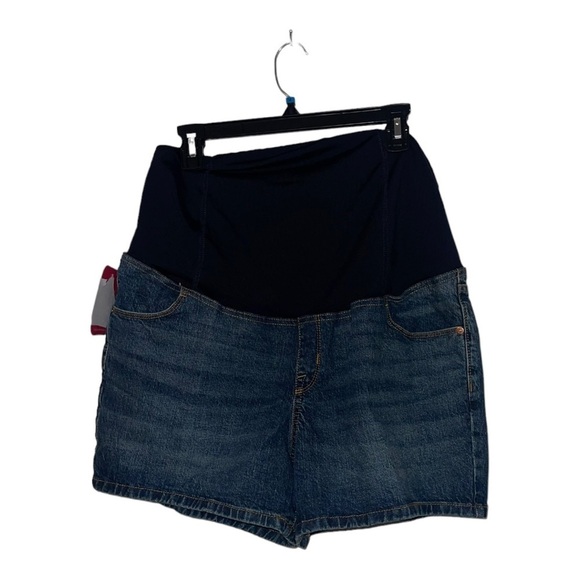 NWT Isabel Maternity by Ingrid and Isabel Midi Shorts size 14 - Picture 1 of 7